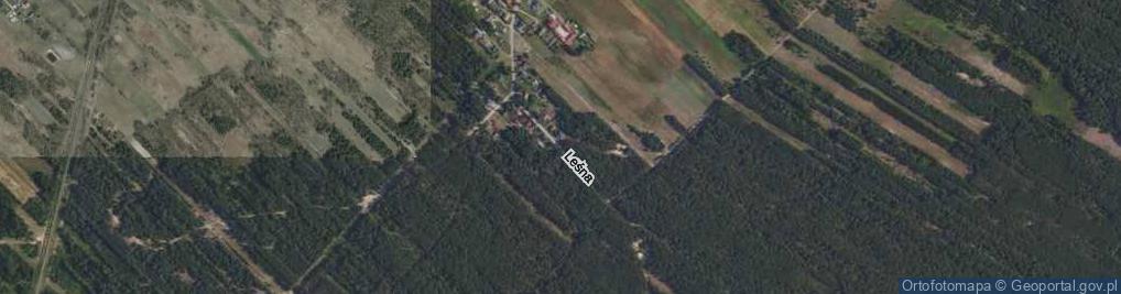 Zdjęcie satelitarne Leśna ul.